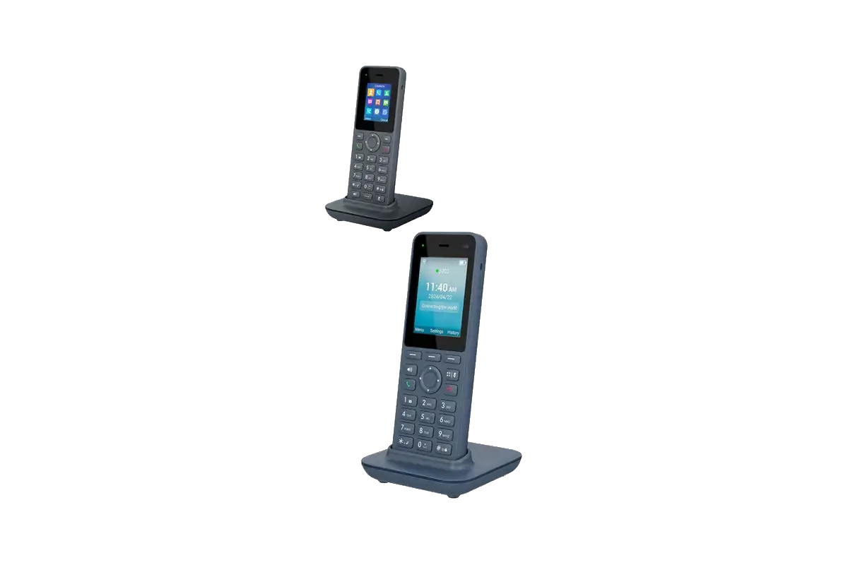Supported cordless business handsets